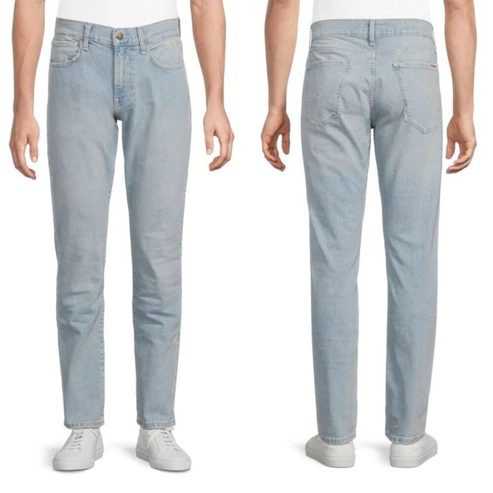 NWT New Hudson Jeans Blake Slim Straight Stonewash Revolver Jeans Size 31''